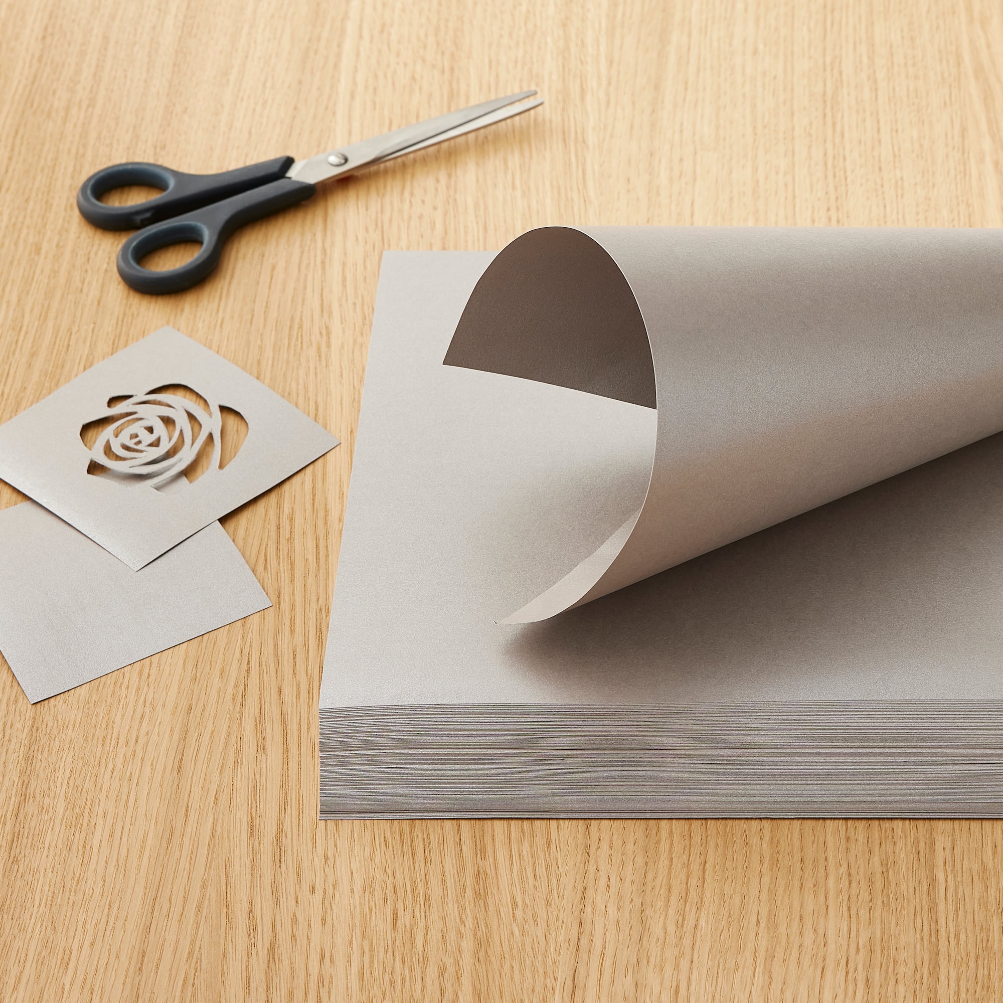 Silver Shimmer 8.5" x 11" Cardstock Paper by Recollections™, 100 Sheets